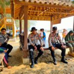 Personil Polsek Rembang Kota Awasi Obyek Wisata saat Libur Panjang