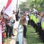 Polres Tegal Kota Kawal dan Amankan Penyampaian Aspirasi Para Buruh PT. CTG Pemalang