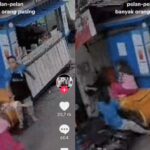 Tabrak Warung Pinggir Jalan di Semarang,  Ibu-ibu Ini Malah Balik Marahi Pedagang