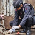 Tim Jibom Polda Jateng Ledakkan Peluru Mortir yang Ditemukan Warga di Gudang Rongsok