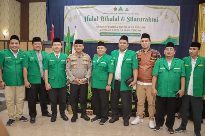 Kapolda Jateng Irjen Pol Ahmad Luthfi Pererat Sinergi dengan GP Ansor Jawa Tengah