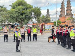 Gelar Apel Pengecekan Personil, Polres Jembrana Siap Amankan KTT WWF Ke- 10