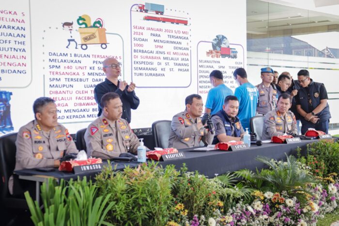Pengiriman 80 Motor Bodong ke Vietnam di Ungkap Polda Jateng