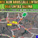 Polda Jateng Bersholawat, Ini Titik Jalan Yang Akan Dialihkan di Kota Semarang