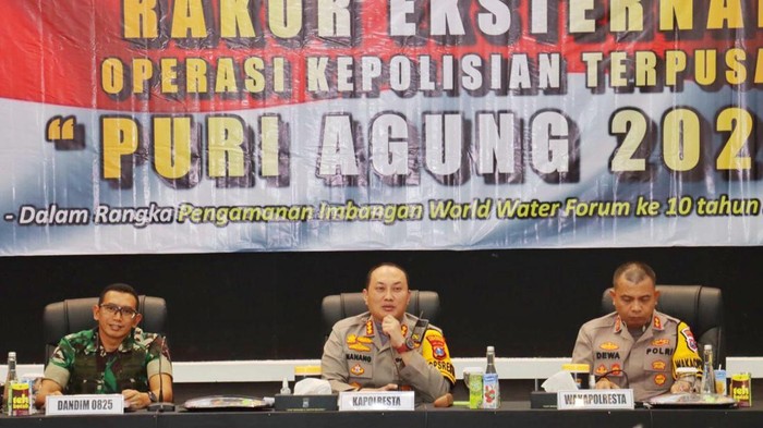 Pengamanan World Water Forum 2024 di Bali, Polresta Banyuwangi Gelar Rakor