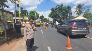 Akibat Perbaikan Jembatan Labanasem Banyuwangi, Kepolisian Terapkan Sistem Buka Tutup