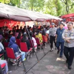 Bantu Korban Kebakaran Pasar Karangkobar, Polda Jateng Bagikan Ribuan Sembako
