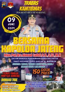 Event Trabas Kamtibmas Di Kota Semarang, Masyarakat diminta ikut Ramaikan Pasar Murah senam Bersama