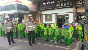 Edukasi Tertib Lalu Lintas, Satlantas Polres Sukoharjo Sasar Anak TK