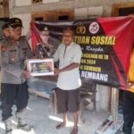 Bhakti Sosial Bagi-bagi Sembako, Polsek Sumber Ikut Semarakan HUT Bhayangkara ke 78