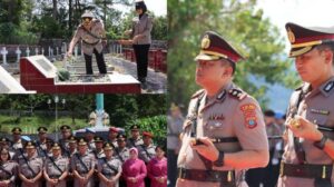 Ziarah ke Taman Makam Pahlawan, Kapolres Humbahas Hary Ardianto Sambut Hari Bhayangkara ke-78