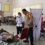 Jelang HUT Bhayangkara ke 78, Polres Humbang Hasundutan Gelar Donor Darah
