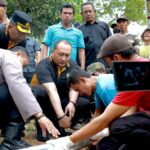 Kapolresta Banyuwangi Revitalisasi Sumur Bor yang Membantu 547 jiwa di Dusun Pal 7