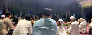 Polsek Kalibaru Banyuwangi Lakukan Pengamanan Sholawatan Bersama Kalibaru Manis