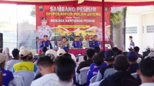 Jaga Harkamtibmas, Ditpolairud Polda Jateng Lakukan Sambang Pesisir