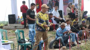 Unik! Polres Lamandau Gelar Lomba Mancing Sambut Hari Bhayangkara ke 78