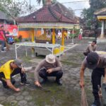 Polsek Genteng Polresta Banyuwangi Lakukan Bakti Religi di Pura Sandya Dharma Jelang Hari Bhayangkara ke-78