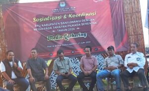 Gelar Silaturahmi dengan Media, KPU Banyuwangi Janji selalu Terbuka