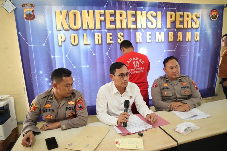 Kasus Narkoba: Remaja 26 Tahun dari Kaliori Rembang Diamankan Polisi