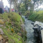 Kronologi Mobil Pikap Terguling Hingga Masuk ke Sungai di Karanganyar