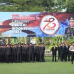 Polres Jembrana Melaksanakan Upacara Peringatan Hari Bhayangkara Ke- 78 Tahun 2024