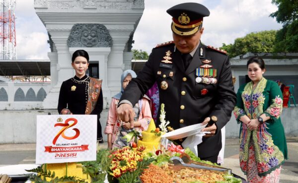 Polresta Banyuwangi Gelar Tasyakuran dan Upacara untuk Peringati Hari Bhayangkara Ke-78