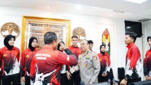 As SDM Kapolri Lepas Kontingen Taekwondo Polri, Motivasi dengan Janji Beasiswa Pendidikan