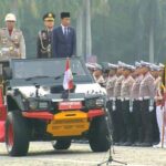 Presiden Joko Widodo yang menyampaikan Apresiasi dan Terima Kasih atas Pengabdian Polri