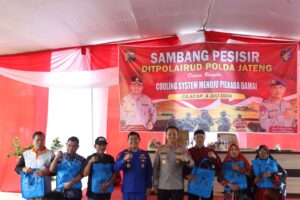 Dirpolairud Polda Jateng Sambangi Pesisir untuk Cooling System Menjelang Pilkada 2024