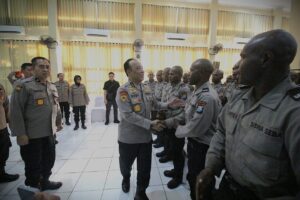 As SDM Polri Monitoring dan Evaluasi Siswa Bintara OAP di SPN Polda Jatim