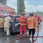 Kebakaran Hebat di SPBU Banyumas, Dua Mobil Terbakar Akibat Korsleting