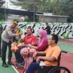 Bantuan dari Kapolresta dan Dandim Banyumas untuk Atlet Basket Disabilitas