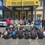 Viral di Medsos, Polsek Grogol Tangkap Geng Klitih Pelaku Pengeroyokan Warga Solo dan Sukoharjo