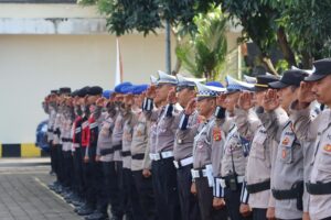 Kesiapan Pemilu 2024 Jadi Fokus Kapolres Jembrana dalam Apel Pagi