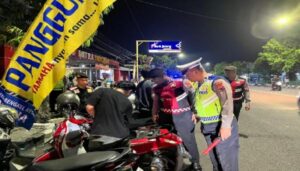 Polres Sragen Lakukan Razia Balap Liar dan Tindak Pengendara dengan Knalpot Brong