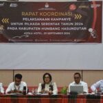 Persiapan Kampanye Pilkada 2024, KPU Humbahas Gelar Rakor