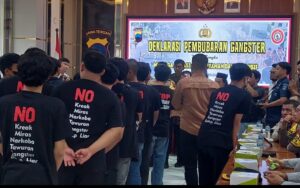 Puluhan Gangster di Semarang Bubarkan Diri dan Mohon Maaf ke Warga