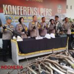 Operasi Zebra Polresta Malang Kota Berakhir dengan Pemusnahan 440 Knalpot Brong