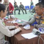 Donor Darah Warnai Perayaan HUT Humas Polri Ke-73 di Polres Lamandau