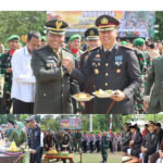 Kejutan Spesial! Kapolres Lamandau Beri Nasi Tumpeng ke Dandim 1017 di HUT TNI Ke-79