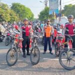 Acara Car Free Day, Polresta Surakarta Kerahkan Personel Patroli Bersepeda