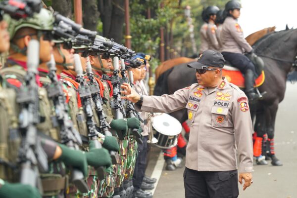 Amankan Pelantikan Presiden, Polri Gelar Gladi Bersih Apel Pasukan