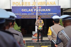 Polres Jembrana Gelar Operasi Zebra Agung 2024: Edukasi Masyarakat tentang Tertib Berkendara