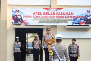 Polres Banjarnegara Gelar Apel Pasukan Operasi Zebra Candi 2024