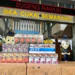 Rokok Polos Senilai Satu Miliar Disita Bea Cukai Semarang, Ratusan Ribu Batang Diamankan