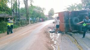 Kecelakaan Mengerikan di Wonogiri: Truk Telur Timpa Pemotor, Satu Korban Jiwa