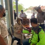 Pengecekan Kendaraan oleh Polresta Banyumas di Terminal Bulupitu