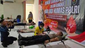 Polres Lamandau Bersama Masyarakat Gelar Donor Darah: Bukti Kepedulian Terhadap Sesama