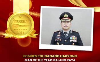 Kombes Pol Nanang Haryono Terpilih sebagai Man of The Year Malang Raya 2024