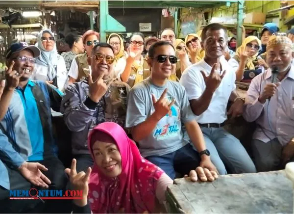 Sambangi Pasar Blimbing, Paslon Abadi Dapatkan Dukungan Warga untuk Pilkada Malang